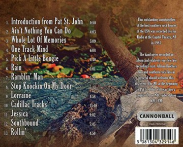 The Southern Allstars Live Radio Broadcast Capitol Theatre [CD]