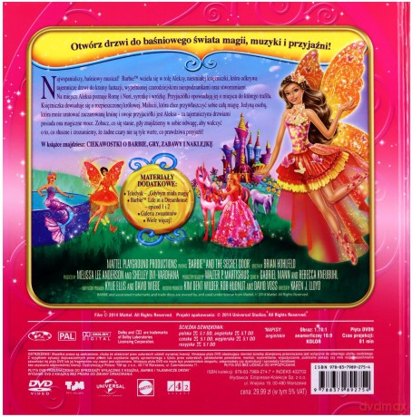 Barbie Tajemnicze drzwi (booklet) [DVD]