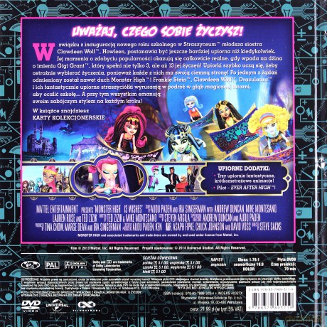 Monster High - 13 Życzeń (Upiorna Kolekcja) (booklet) [DVD]