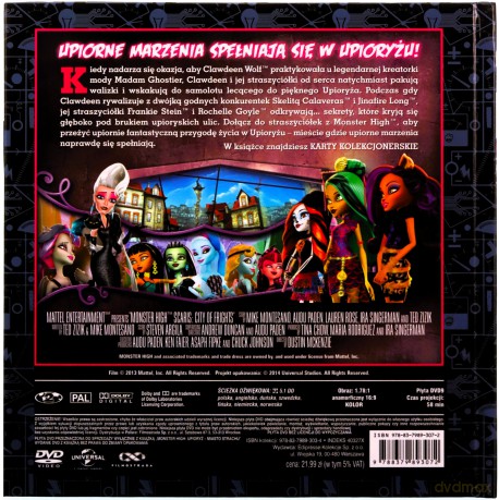 Monster High - Upioryż Miasto Strachu (Upiorna Kolekcja) (booklet) [DVD]