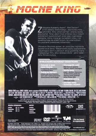 Ultimatum Bourne'a (Mocne Kino) [DVD]