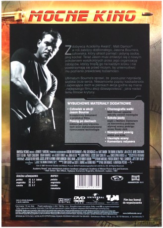 Ultimatum Bourne'a (Mocne Kino) [DVD]