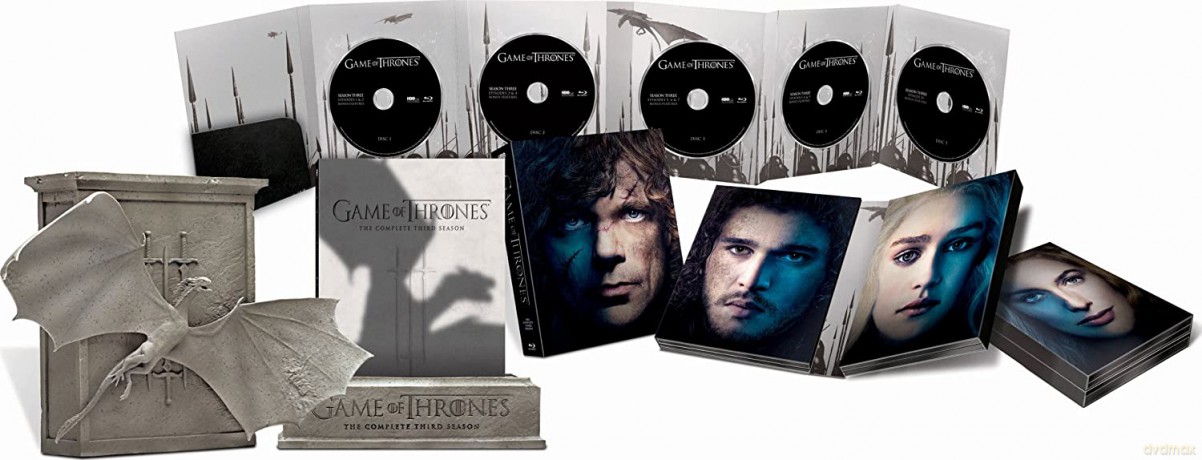 Game of Thrones Season 3 (Limited Edition Dragon Packaging) [5Blu-Ray]