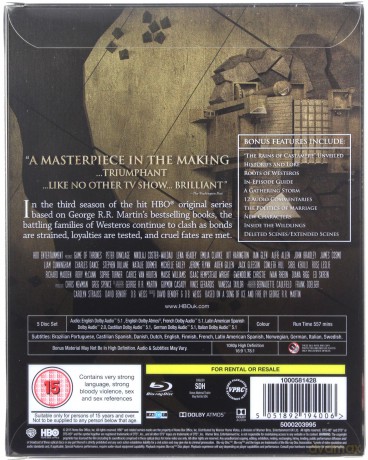 Gra o Tron Sezon 3 (Limited Edition) (Steelbook) [5xBlu-Ray]