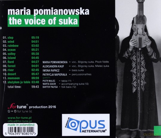 Maria Pomianowska: Reborn - The Voice Of Suka [CD]