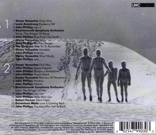The Man Who Fell To Earth soundtrack (Człowiek, który spadł na Ziemię) (John Phillips) [CD]