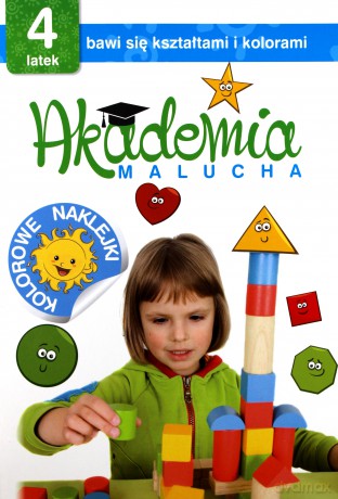 4 latek bawi się kształtami i kolorami. Akademia malucha [KSIĄŻKA]