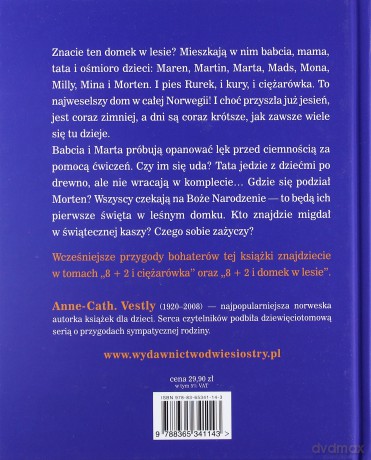 8+2 i pierwsze święta - Anne-Cath Vestly (twarda) [KSIĄŻKA]