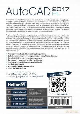 Autocad 2017 pl Pierwsze kroki - Andrzej Pikoń [KSIĄŻKA]