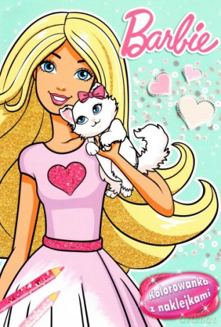 Barbie kolorowanka z naklejkami [KSIĄŻKA]