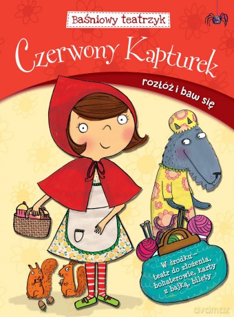 Czerwony kapturek. Baśniowy teatrzyk [KSIĄŻKA]