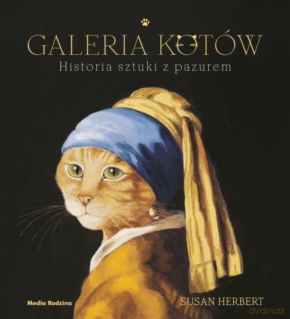 Galeria kotów. Historia sztuki z pazurem - Susan Herbert (twarda) [KSIĄŻKA]