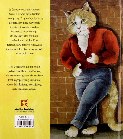 Galeria kotów. Historia sztuki z pazurem - Susan Herbert (twarda) [KSIĄŻKA]