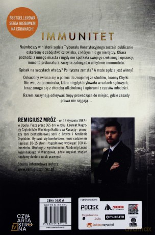 Immunitet - Remigiusz Mróz [KSIĄŻKA]