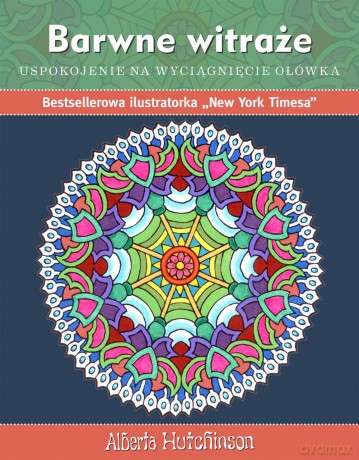 Kolorowanka. Barwne witraże - Alberta Hutchinson [KSIĄŻKA]