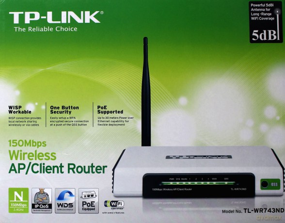 Router TP-LINK TL-WR743ND
