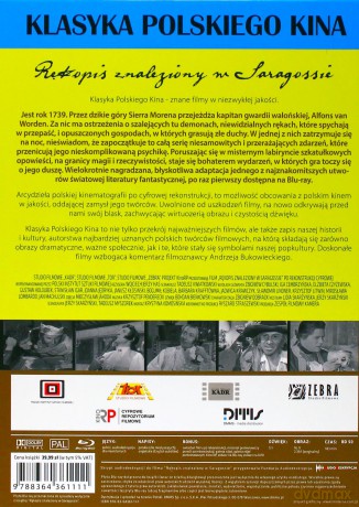 Człowiek z marmuru  / Człowiek z żelaza  / Rękopis znaleziony w Saragossie / Sanatorium pod Klepsydrą / Ziemia obiecana Pakiet [5xBlu-Ray]