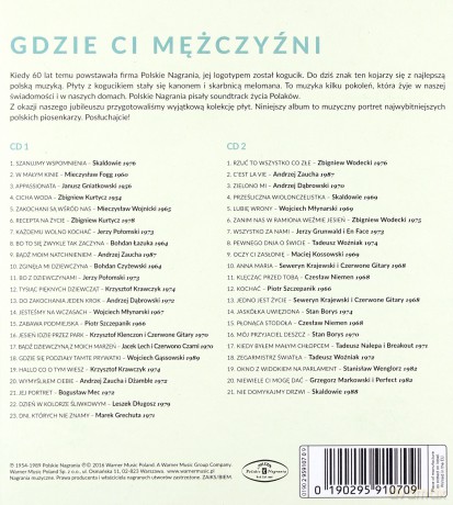 Gdzie Ci Mężczyzni. 60 Lat Polskich Nagrań [2CD]