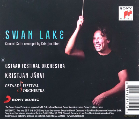 Kristjan Jarvi: Tchaikovsky: Swan Lake Ballet Music [CD]