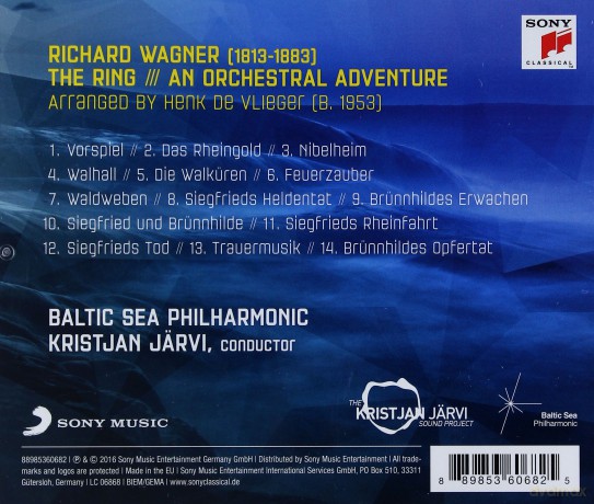 Kristjan Jarvi: Wagner: The Ring - An Orchestral Adventure [CD]