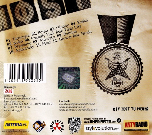 Mind Kampf: Most (digipack) [CD]