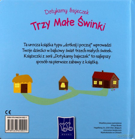 Dotykamy bajeczek. Trzy male świnki [KSIĄŻKA]