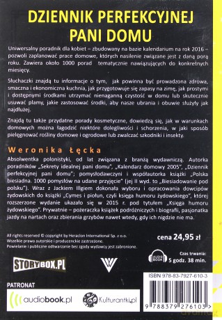 Dziennik perfekcyjnej pani domu - Weronika Łęcka [AUDIOBOOK]