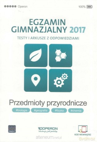 Egzamin gimnazjalny 2017 Testy przyrodnicze [KSIĄŻKA]