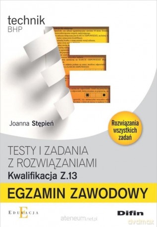 Egzamin zawodowy. Kwalifikacja Z.13 [KSIĄŻKA]