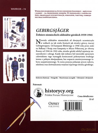 Gebirgsjager. Żołnierz niemieckich oddziałiów górskich - Gordon Williamson [KSIĄŻKA]