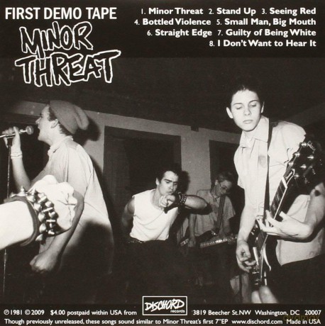 Minor Threat: First Demo Tape (ecopack) [CD]