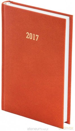 Kalendarz 2017 A5 Dzienny Albit Pomarańczowy [KALENDARZ]