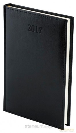 Kalendarz 2017 A5 Dzienny Nebraska Czarny [KALENDARZ]