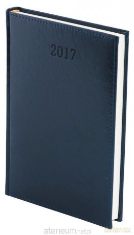 Kalendarz 2017 A5 Dzienny Nebraska Granatowy [KALENDARZ]