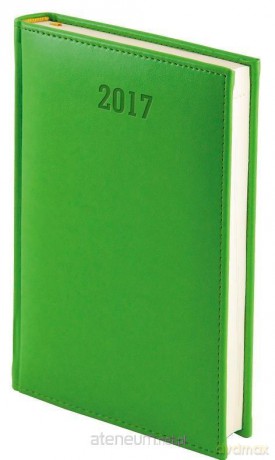 Kalendarz 2017 A5 Dzienny Nebraska Seledynowy [KALENDARZ]