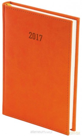 Kalendarz 2017 A5 Dzienny Vivella Pomarańczowy [KALENDARZ]