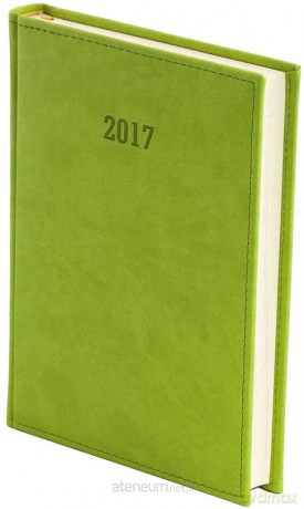 Kalendarz 2017 A5 Dzienny Vivella Seledynowy [KALENDARZ]