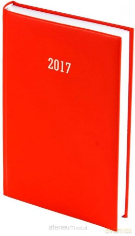 Kalendarz 2017 A5 Tygodniowy Albit Czerwony [KALENDARZ]