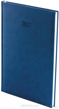 Kalendarz 2017 A5 Tygodniowy Vivella Granatowy [KALENDARZ]