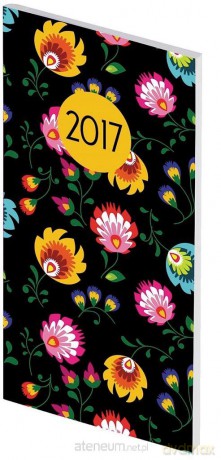 Kalendarz 2017 A6 Tygodniowy PCV Folk [KALENDARZ]