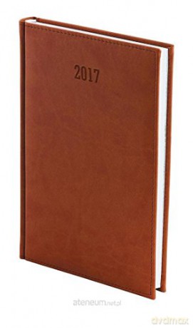 Kalendarz 2019 B5 Dzienny Vivella Brązowy [KALENDARZ]