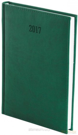 Kalendarz 2017 B5 Dzienny Vivella Zielony [KALENDARZ]