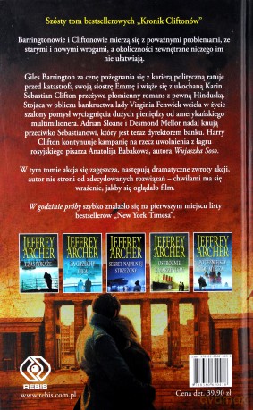 Kroniki Cliftonów. Tom 6. W godzinie próby - Jeffrey Archer [KSIĄŻKA]