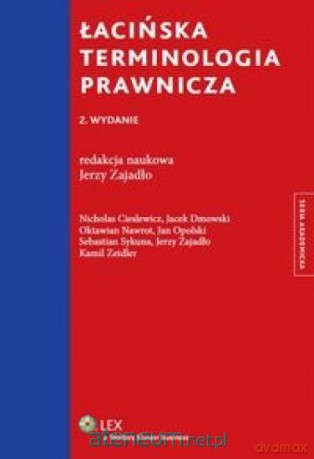 Łacińska terminologia prawnicza [KSIĄŻKA]