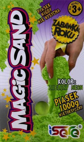 Magic Sand - zielony piasek 1 kg