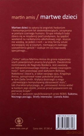 Martwe dzieci - Amis Martin [KSIĄŻKA]