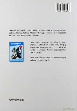 Matematyka gimnazjum 2 Z Plusem Zbiór zadań [KSIĄŻKA]