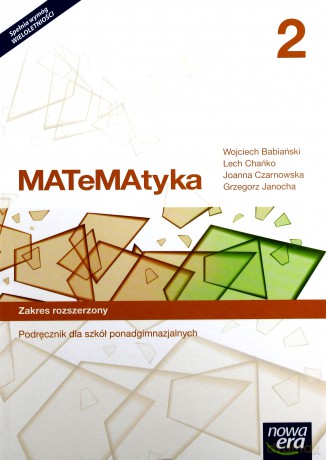 MATeMAtyka LO 2 zakres rozszerzony Podręcznik [KSIĄŻKA]