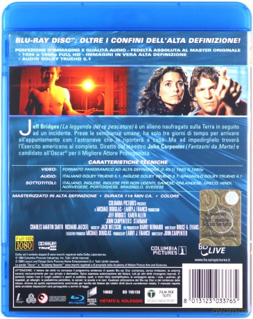 Starman (Gwiezdny Przybysz) [Blu-Ray]