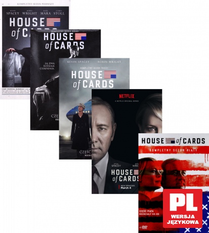 House Of Cards Sezon 1-5 Pakiet [20DVD]